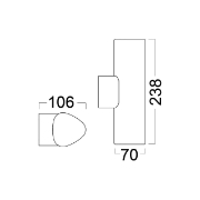 Imagine CORP LED 10W 900LM 3000K SIRIUS 2A IP54