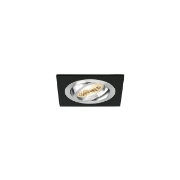 Imagine CARCASA NEGRU PATRAT PT GU5.3 SPOTTI-S