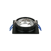 Imagine CARCASA NEGRU PATRAT PT GU5.3 SPOTTI-S