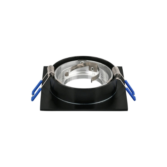 Imagine CARCASA NEGRU PATRAT PT GU5.3 SPOTTI-S