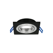 Imagine CARCASA NEGRU PATRAT PT GU5.3 SPOTTI-S