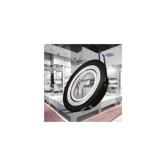 Imagine CARCASA NEGRU ROTUND GU5.3 SPOTTI-S