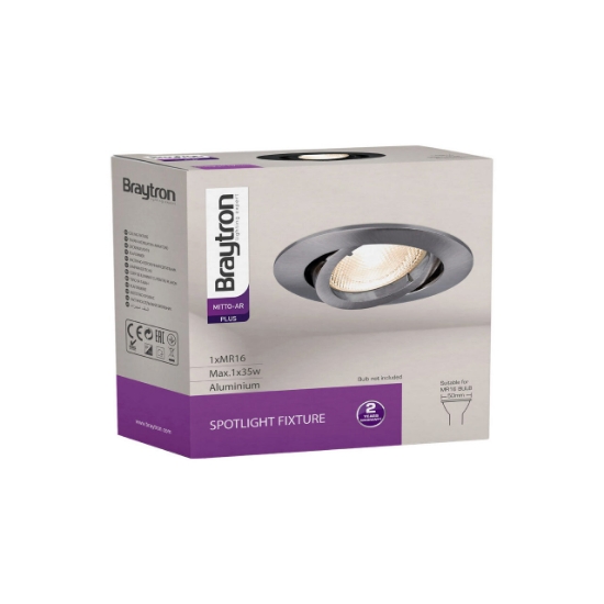 Imagine CARCASA NICEL ROTUND GU5.3 MITTO-AR