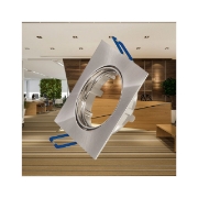 Imagine CARCASA NICHEL PATRAT GU5.3 2BUC/CUT MITTO-S