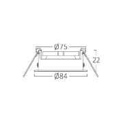 Imagine CARCASA NICHEL PENTRU GU5.3 2BUC/CUT SPOTTI-R