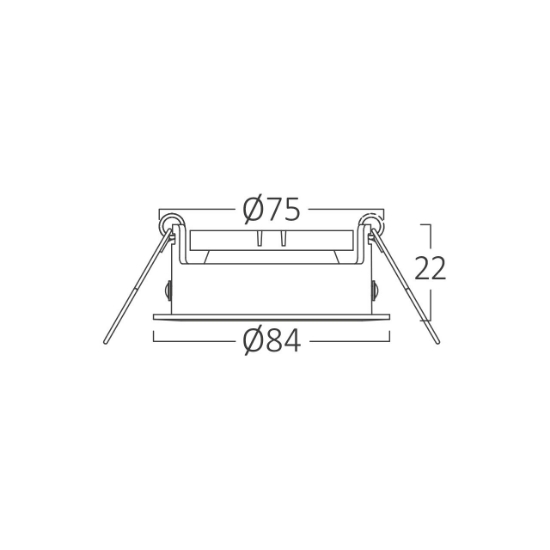 Imagine CARCASA NICHEL PENTRU GU5.3 2BUC/CUT SPOTTI-R