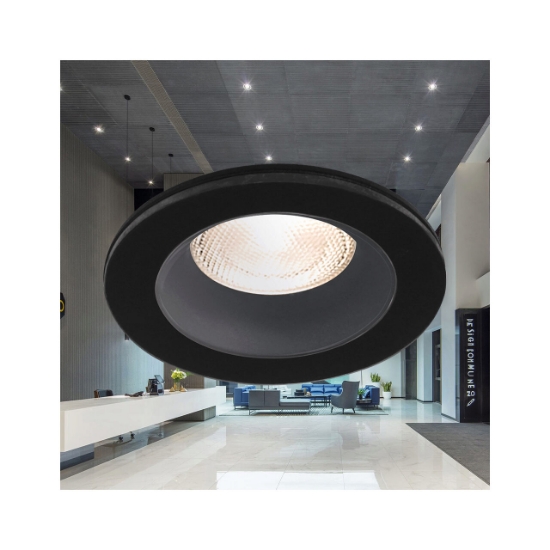 Imagine CARCASA NEGRU ROTUND PT GU5.3/GU10 TETRA-IP54