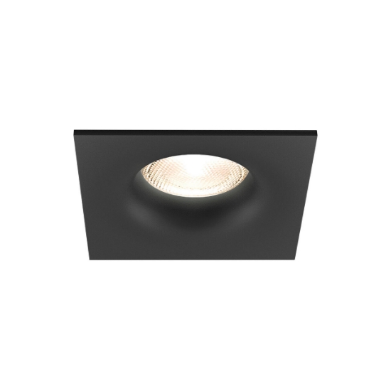 Imagine CARCASA NEGRU PATRAT GU5.3 TETRA-D