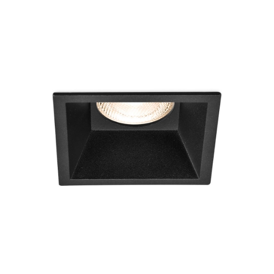 Imagine CARCASA NEGRU PATRAT PT GU10 TETRA-CF