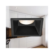 Imagine CARCASA NEGRU PATRAT PT GU10 TETRA-CF