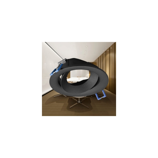 Imagine CARCASA NEGRU ROTUND ROTBIL PT GU10 TETRA-E