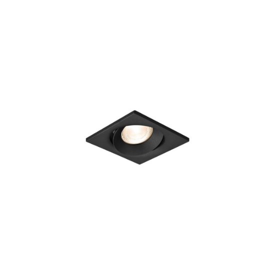 Imagine CARCASA NEGRU PATRAT ROTABIL PT GU10 TETRA-E
