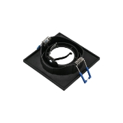 Imagine CARCASA NEGRU PATRAT ROTABIL PT GU10 TETRA-E