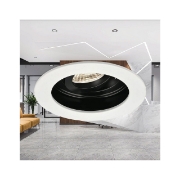 Imagine CARCASA ALB/NEGRU ROTUND PT GU10 BETA-RR1