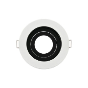 Imagine CARCASA ALB/NEGRU ROTUND PT GU10 BETA-RR1