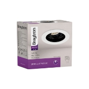 Imagine CARCASA ALB/NEGRU ROTUND PT GU10 BETA-RR1