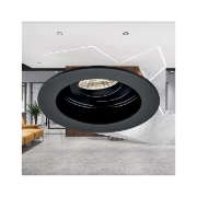 Imagine CARCASA NEGRU ROTUND PT GU10 BETA-RR1