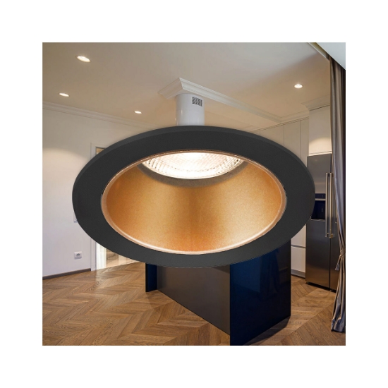 Imagine CARCASA NEGRU/BRONZE ROTUND PT GU10 BETA-RR