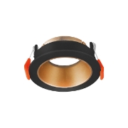 Imagine CARCASA NEGRU/BRONZE ROTUND PT GU10 BETA-RR