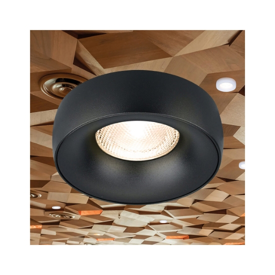 Imagine CARCASA NEGRU ROTUND PT GU10 ALFA-A