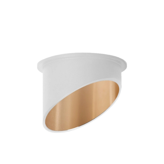 Imagine CARCASA ALB/int.AURIU ROTUND PT GU10 ALFA-D