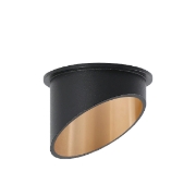 Imagine CARCASA NEGRU/int.AURIU ROTUND PT GU10 ALFA-D