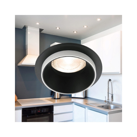Imagine CARCASA NEGRU/ALB ROTUND PT GU10 ALFA-E