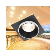 Imagine CARCASA NEGRU/ALB PATRAT PT GU10 ALFA-E