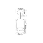 Imagine CORP DE ILUMINAT SUSPENDAT BETA-PD 1XGU10 ALB