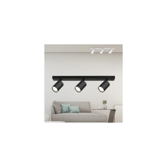 Imagine SPOT 3xGU10 PE PERETE NEGRU BR PLUS SRQ_3