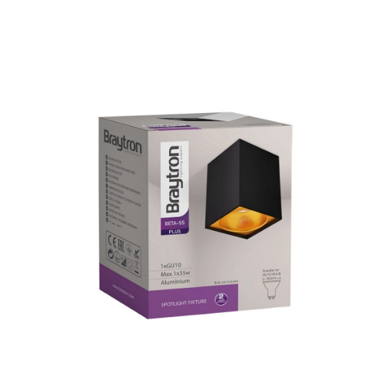 Imagine CORP GAMA BETA-8010 PATRAT 1XGU10 NEGRU