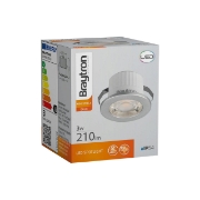 Imagine SPOT LED ROTUND MINICOB 3W 38G 3000K IP54 SILVER