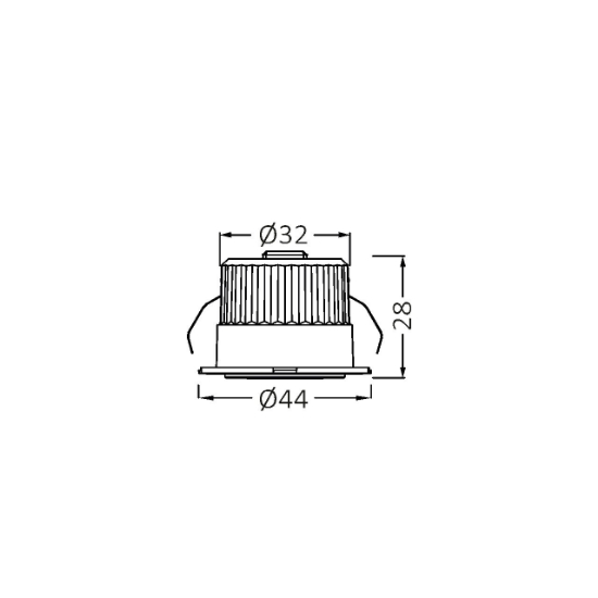 Imagine SPOT LED ROTUND MINICOB 3W 38G 3000K IP54 SILVER