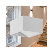 Imagine CORP LED PENTRU PERETE-PATRAT 8W 400LM 3000K ALB