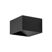 Imagine CORP LED PENTRU PERETE-PATRAT 8W 400LM 3000K NEGRU