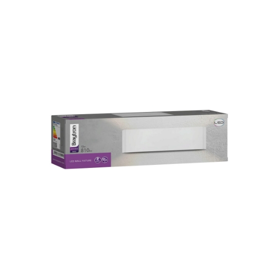 Imagine CORP LED PENTRU PERETE-DREPTUNGHI 12W 3000K ALB