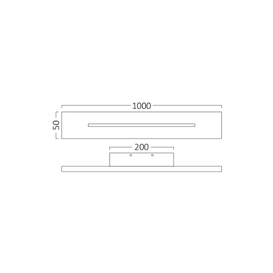 Imagine CORP LED PT PERETE 30W 3000K LEVA-WL1000-RCT NEGRU