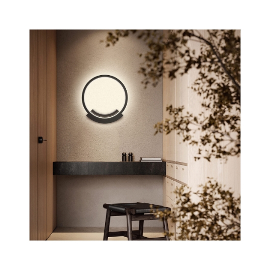 Imagine CORP LED PT PERETE 12W 3000K NELA-WL1-RND ALB