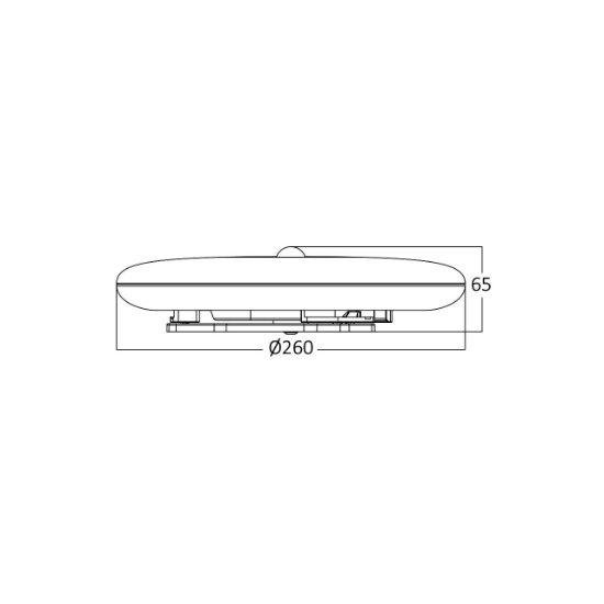 Imagine APLICA LED SENZOR 18W 3000K IP44 JADE RND, BR PLUS