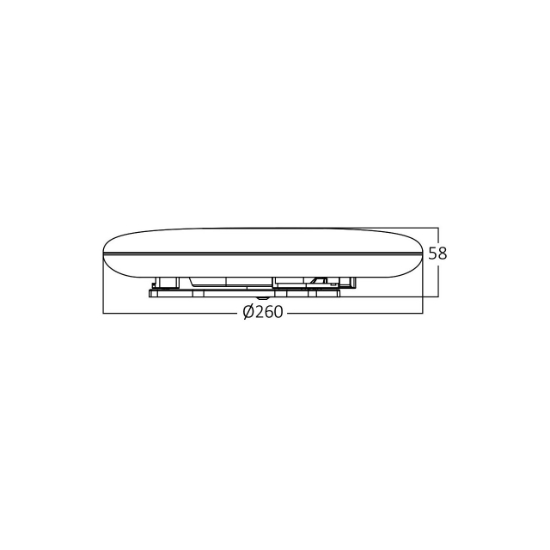 Imagine PLAFONIERA LED 20W 4000K IP44 JADE RND, BR PLUS