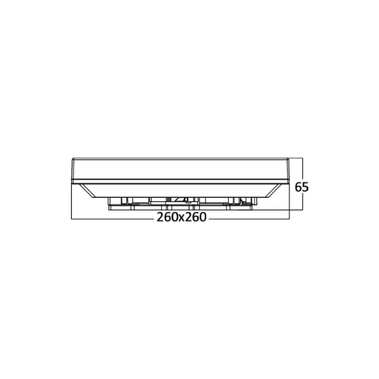Imagine PLAFONIERA LED 20W 3000K IP44 JADE SQR, BR PLUS