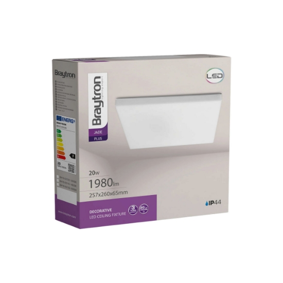 Imagine PLAFONIERA LED 20W 6500K IP44 JADE SQR, BR PLUS