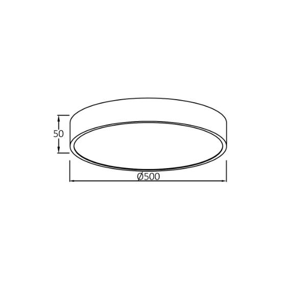 Imagine PLAFONIERA LED 45W TELECOMANDA LEMN BLADE SR RND