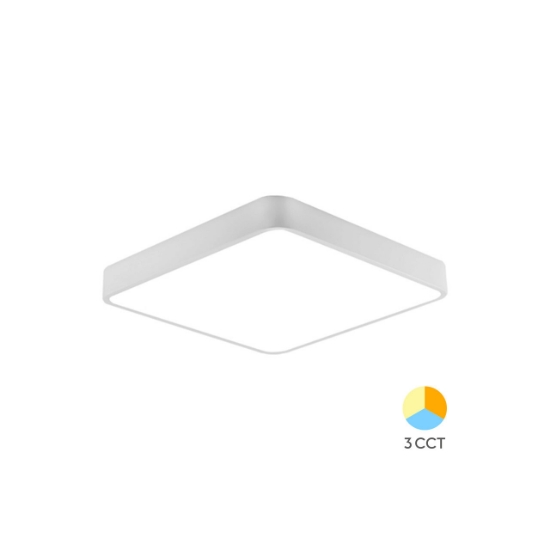 Imagine PLAFONIERA LED 36W 3000/4000/6500K ALB BLADE SQR