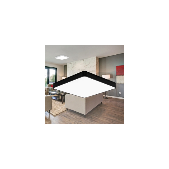 Imagine PLAFONIERA LED 45W 3000/4000/6500K NEGR BLADE SQR