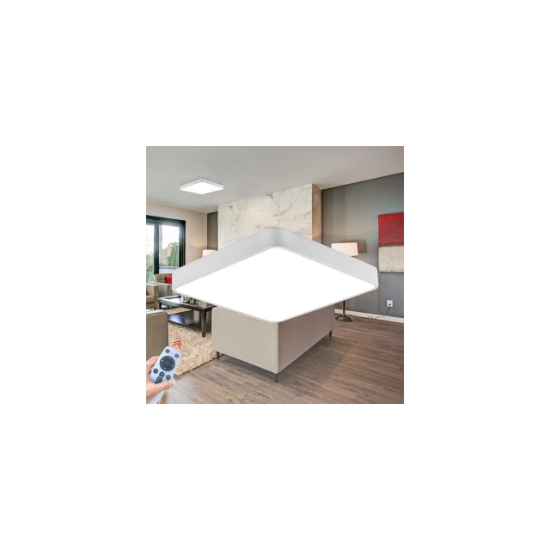 Imagine PLAFONIERA LED 45W TELECOMANDA ALB BLADE SQR
