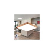 Imagine PLAFONIERA LED 45W TELECOMANDA LEMN BLADE SQR