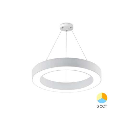 Imagine PLAF. LED SUSP 45W 3000/4000/6500K ALB BLADE RND