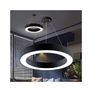 Imagine PLAF. LED SUSP 45W 3000/4000/6500K NEGRU BLADE RND