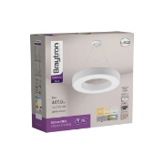 Imagine PLAF. LED SUSP 45W TELECOMANDA LEMN BLADE RND